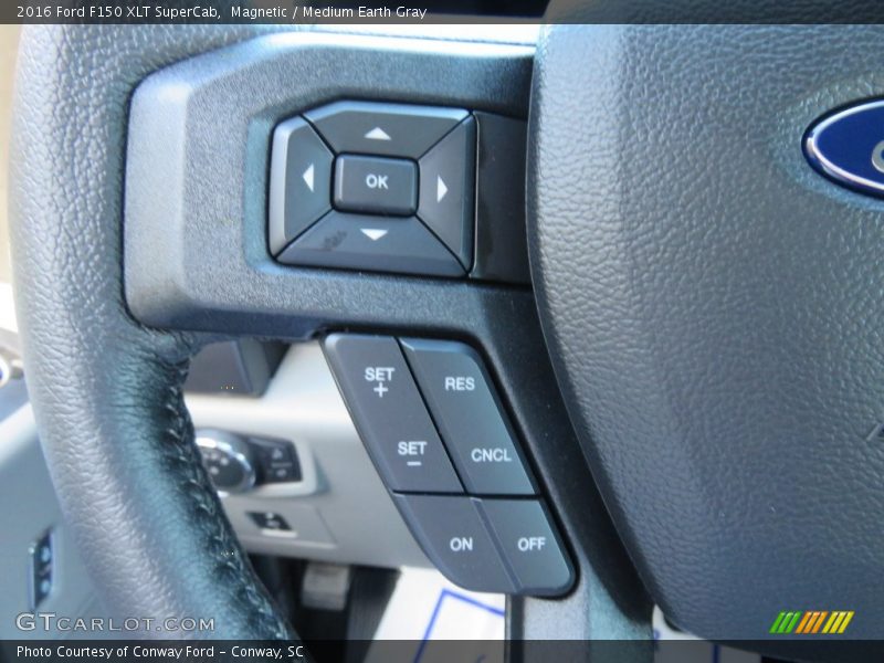 Magnetic / Medium Earth Gray 2016 Ford F150 XLT SuperCab