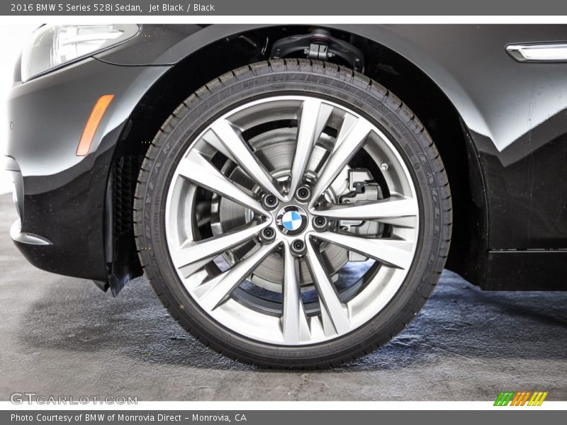 Jet Black / Black 2016 BMW 5 Series 528i Sedan
