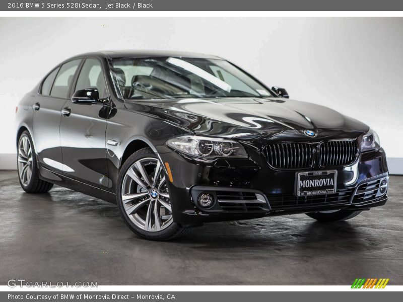 Jet Black / Black 2016 BMW 5 Series 528i Sedan