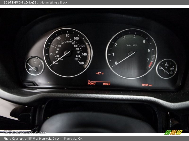 Alpine White / Black 2016 BMW X4 xDrive28i