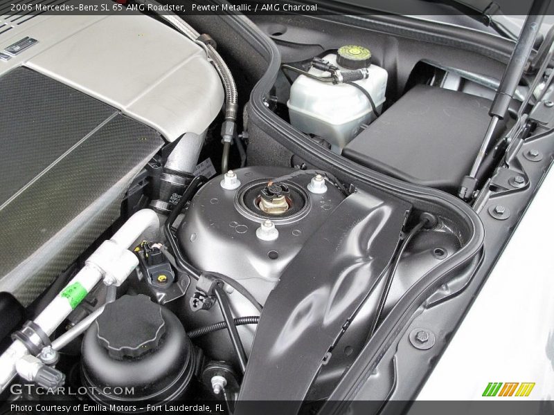 Pewter Metallic / AMG Charcoal 2006 Mercedes-Benz SL 65 AMG Roadster