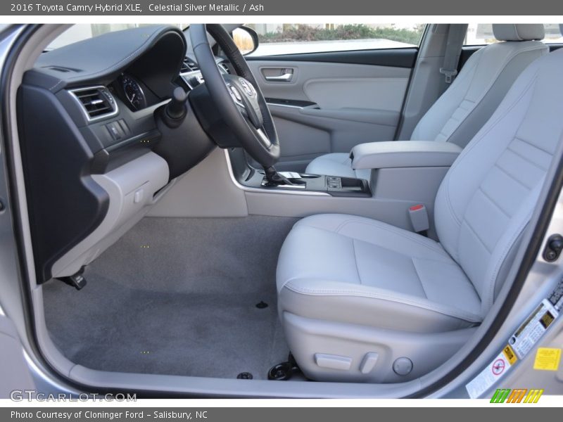 Front Seat of 2016 Camry Hybrid XLE