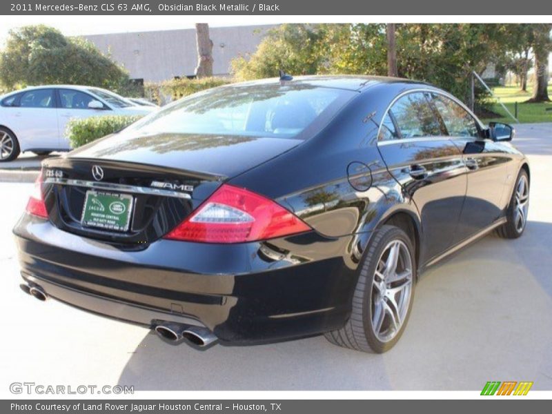 Obsidian Black Metallic / Black 2011 Mercedes-Benz CLS 63 AMG