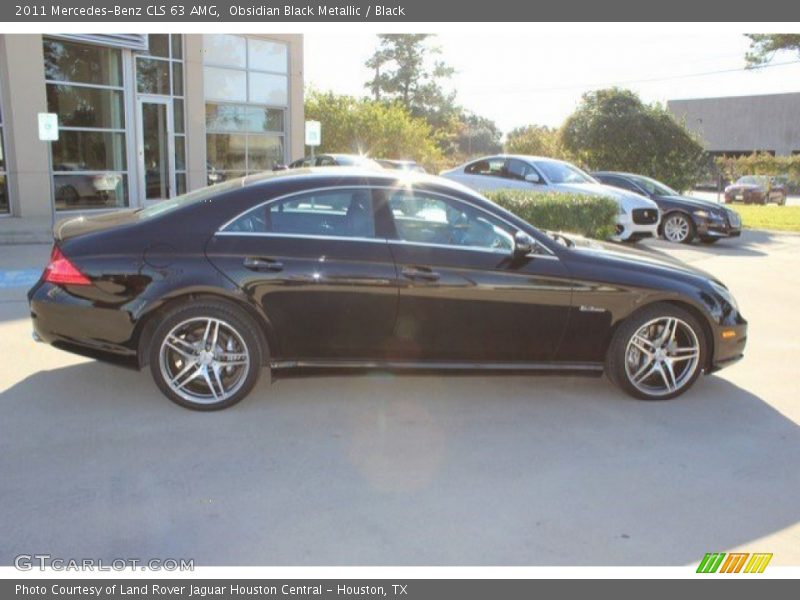 Obsidian Black Metallic / Black 2011 Mercedes-Benz CLS 63 AMG