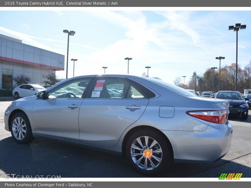 Celestial Silver Metallic / Ash 2016 Toyota Camry Hybrid XLE