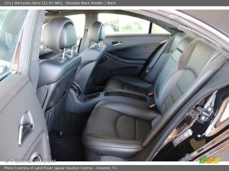 Rear Seat of 2011 CLS 63 AMG