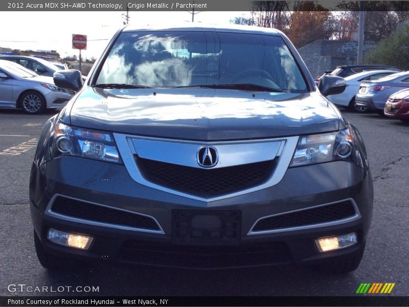 Grigio Metallic / Parchment 2012 Acura MDX SH-AWD Technology