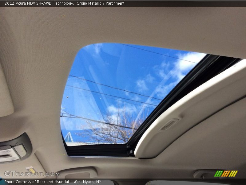 Grigio Metallic / Parchment 2012 Acura MDX SH-AWD Technology