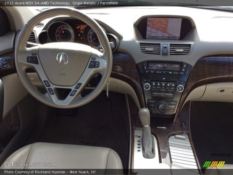 Grigio Metallic / Parchment 2012 Acura MDX SH-AWD Technology