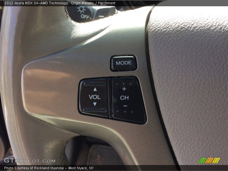Grigio Metallic / Parchment 2012 Acura MDX SH-AWD Technology