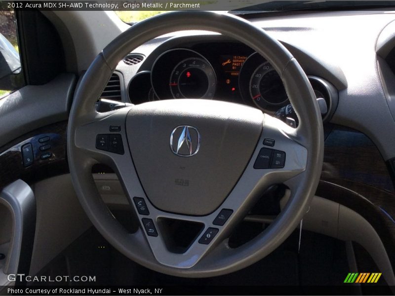 Grigio Metallic / Parchment 2012 Acura MDX SH-AWD Technology