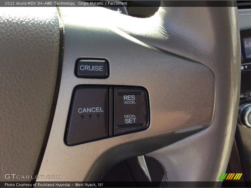 Grigio Metallic / Parchment 2012 Acura MDX SH-AWD Technology
