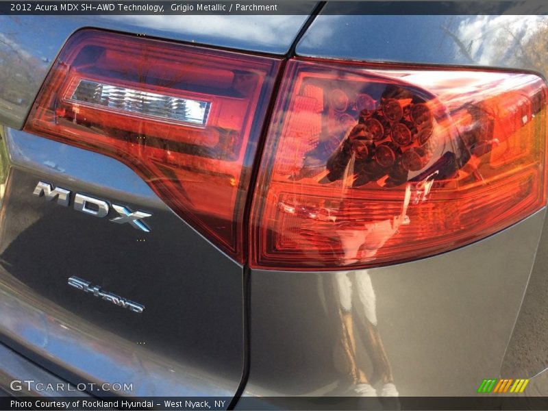 Grigio Metallic / Parchment 2012 Acura MDX SH-AWD Technology