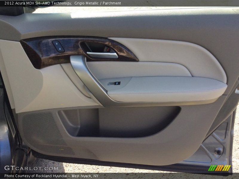 Grigio Metallic / Parchment 2012 Acura MDX SH-AWD Technology