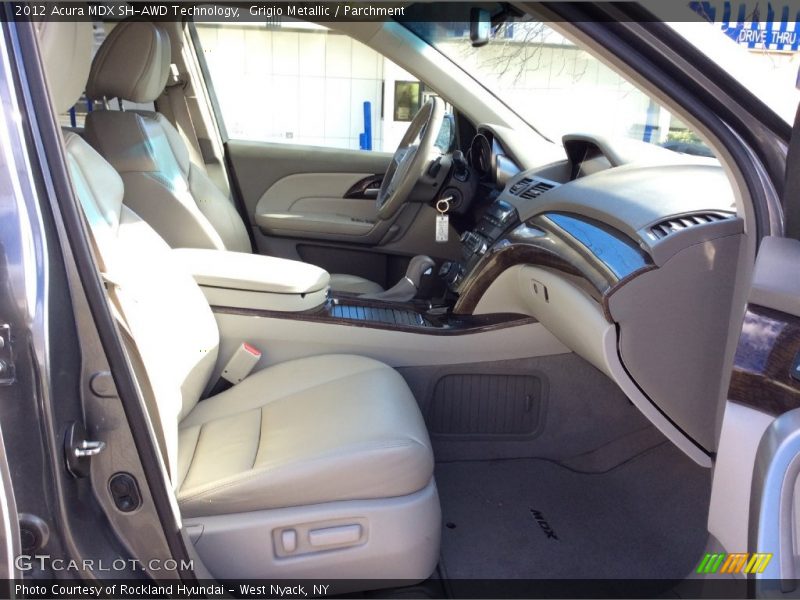 Grigio Metallic / Parchment 2012 Acura MDX SH-AWD Technology