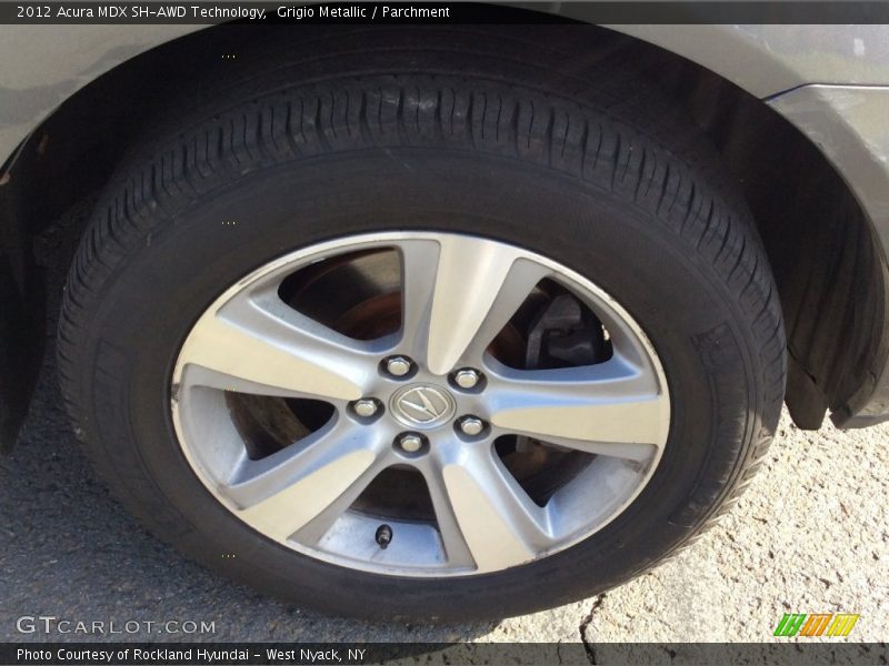 Grigio Metallic / Parchment 2012 Acura MDX SH-AWD Technology