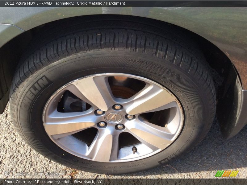 Grigio Metallic / Parchment 2012 Acura MDX SH-AWD Technology