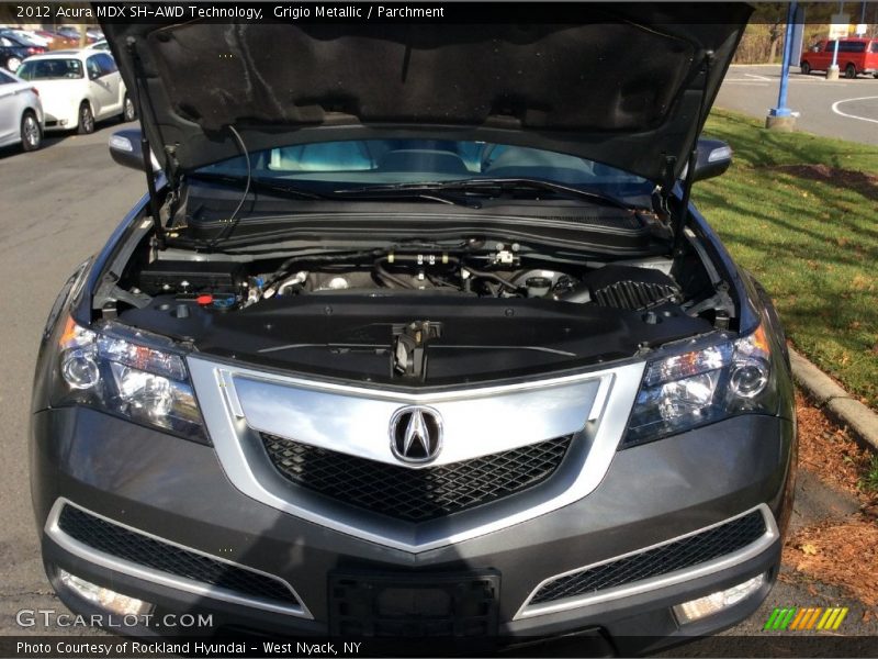 Grigio Metallic / Parchment 2012 Acura MDX SH-AWD Technology