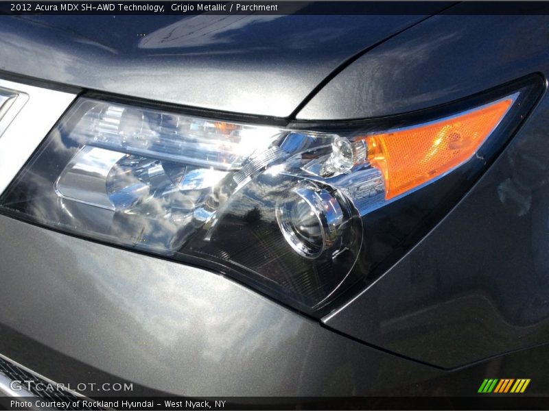 Grigio Metallic / Parchment 2012 Acura MDX SH-AWD Technology