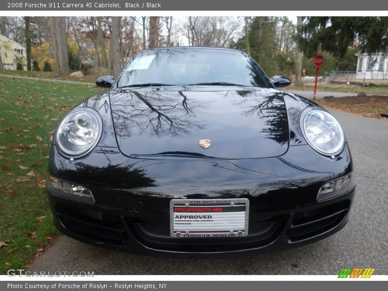 Black / Black 2008 Porsche 911 Carrera 4S Cabriolet