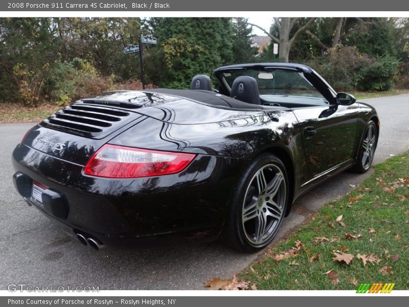 Black / Black 2008 Porsche 911 Carrera 4S Cabriolet