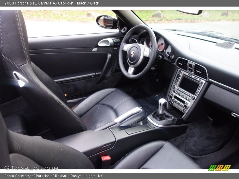 Black / Black 2008 Porsche 911 Carrera 4S Cabriolet