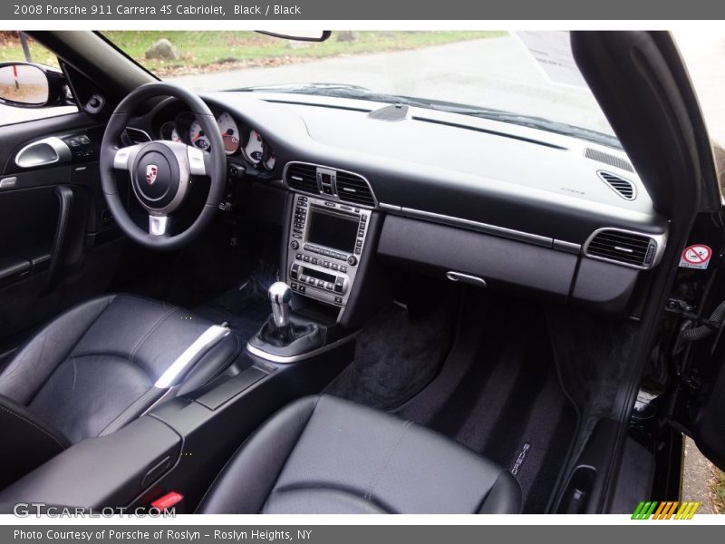 Black / Black 2008 Porsche 911 Carrera 4S Cabriolet