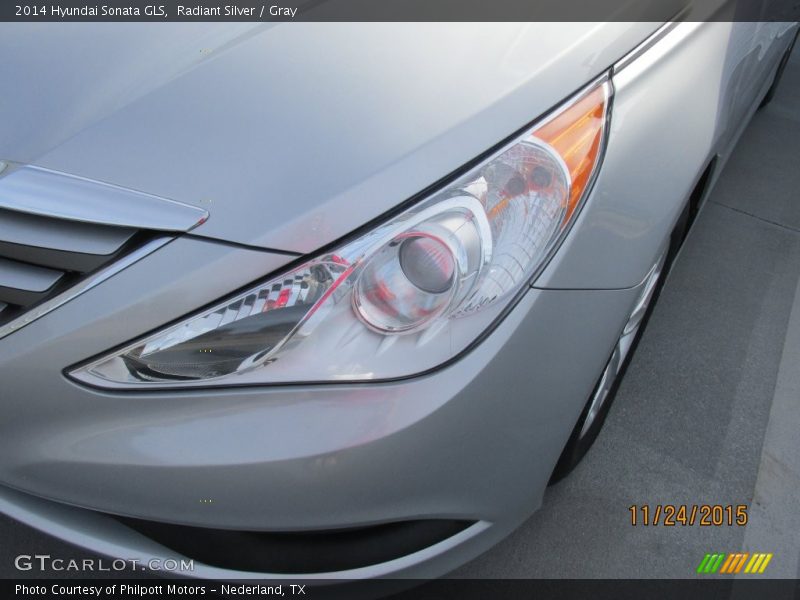 Radiant Silver / Gray 2014 Hyundai Sonata GLS