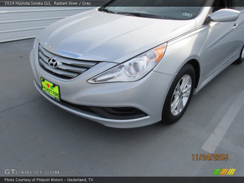 Radiant Silver / Gray 2014 Hyundai Sonata GLS