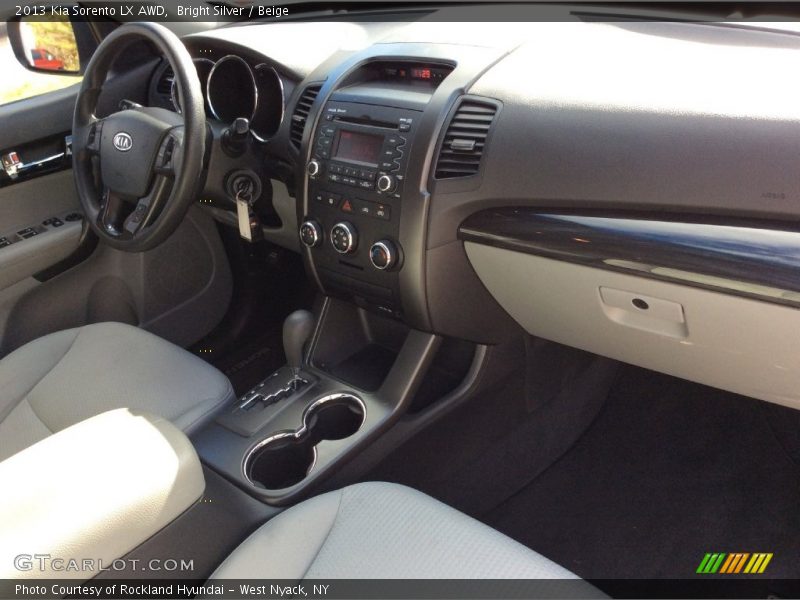 Bright Silver / Beige 2013 Kia Sorento LX AWD