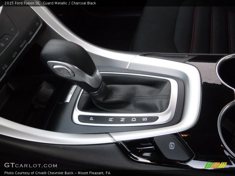 Guard Metallic / Charcoal Black 2015 Ford Fusion SE