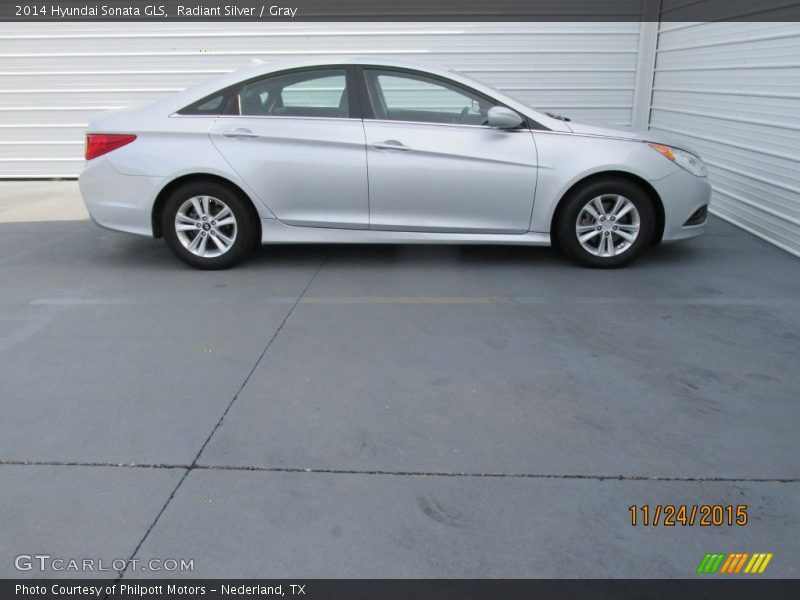 Radiant Silver / Gray 2014 Hyundai Sonata GLS