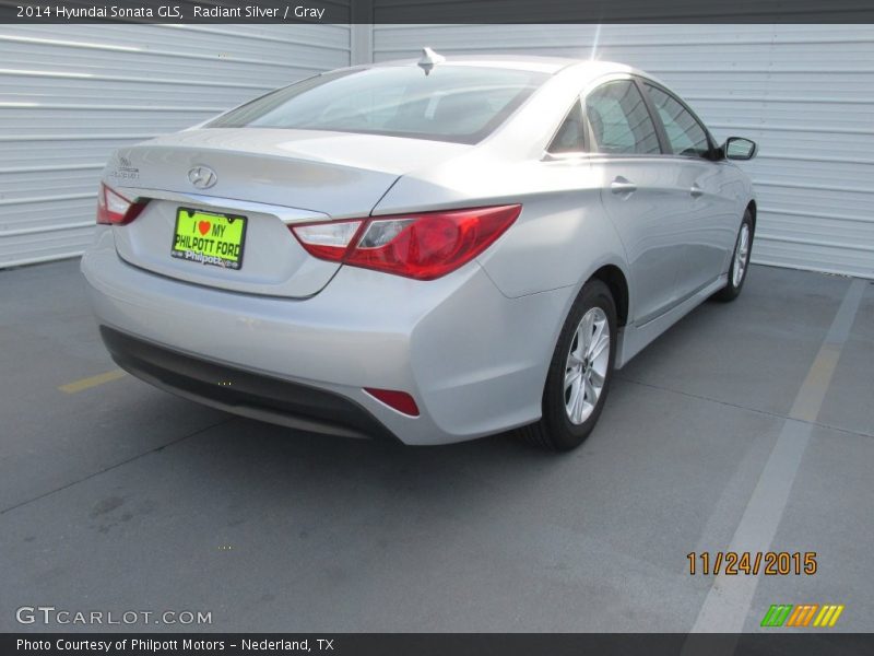 Radiant Silver / Gray 2014 Hyundai Sonata GLS