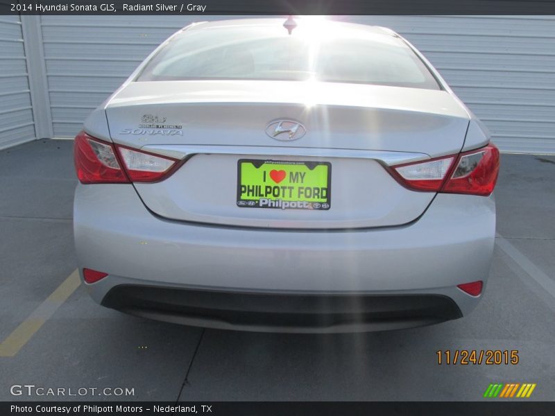 Radiant Silver / Gray 2014 Hyundai Sonata GLS