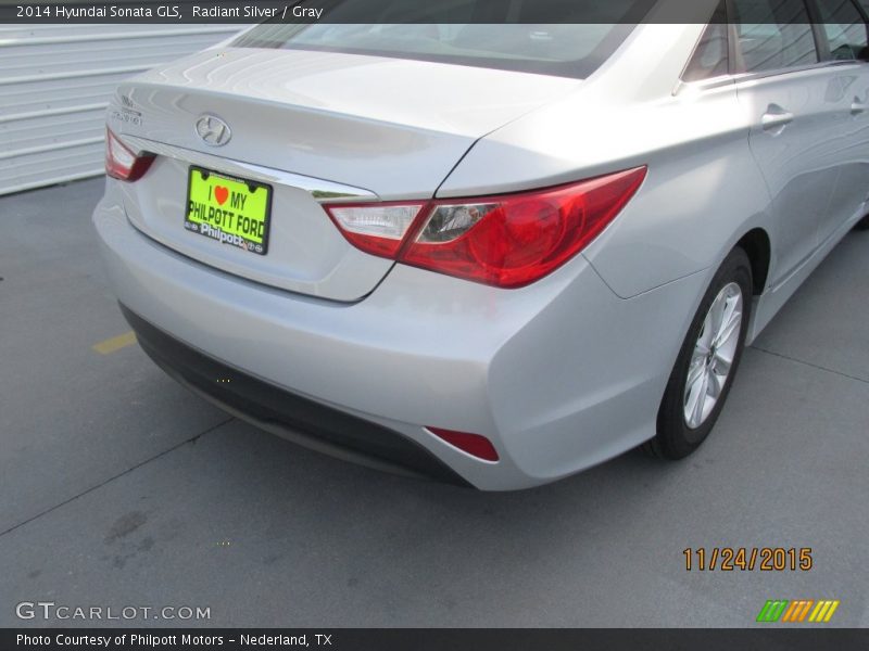 Radiant Silver / Gray 2014 Hyundai Sonata GLS