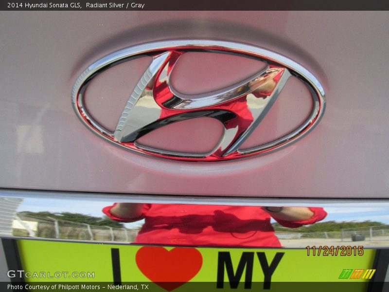 Radiant Silver / Gray 2014 Hyundai Sonata GLS