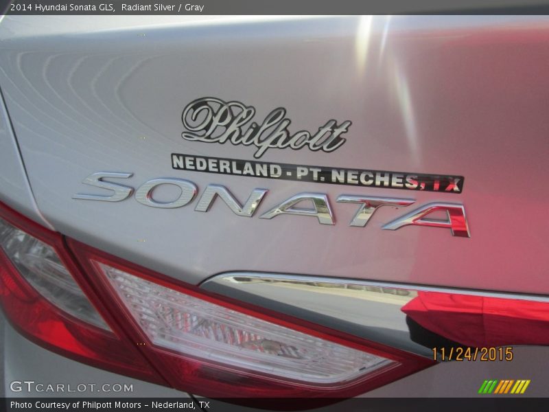 Radiant Silver / Gray 2014 Hyundai Sonata GLS