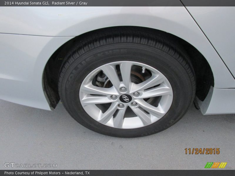 Radiant Silver / Gray 2014 Hyundai Sonata GLS