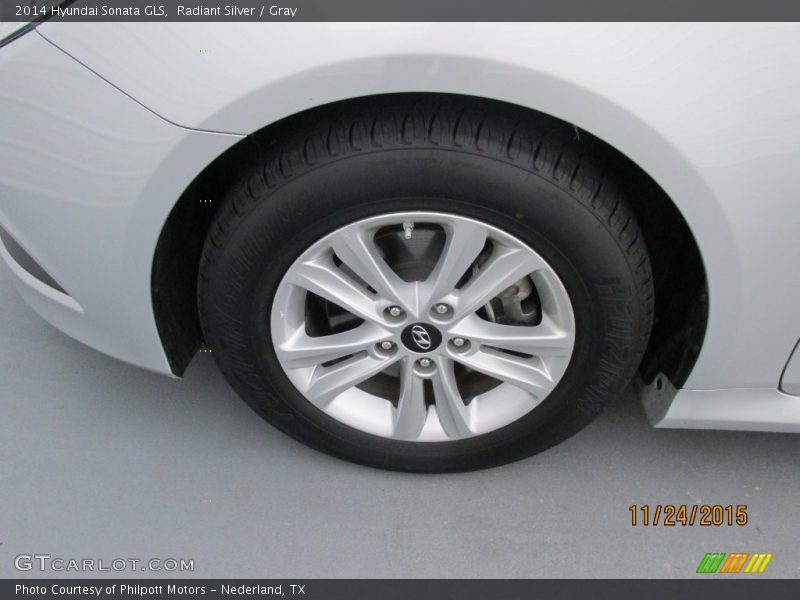 Radiant Silver / Gray 2014 Hyundai Sonata GLS