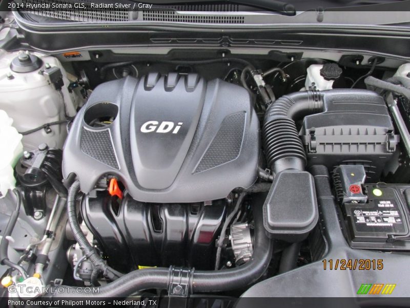 Radiant Silver / Gray 2014 Hyundai Sonata GLS