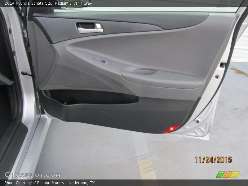 Radiant Silver / Gray 2014 Hyundai Sonata GLS
