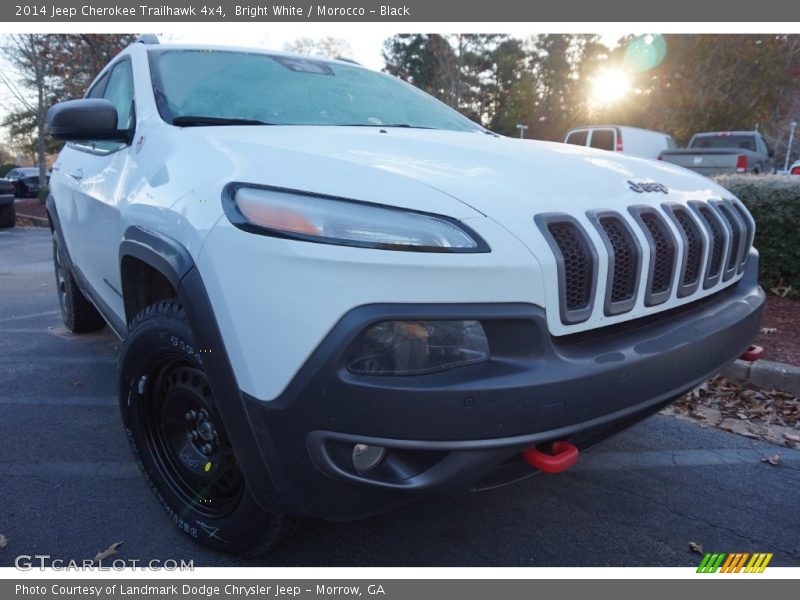 Bright White / Morocco - Black 2014 Jeep Cherokee Trailhawk 4x4