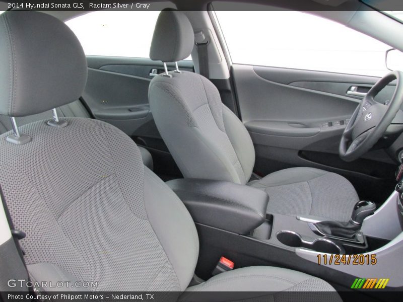 Radiant Silver / Gray 2014 Hyundai Sonata GLS