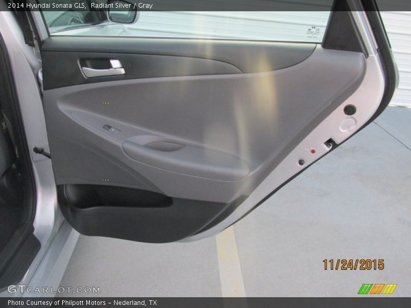 Radiant Silver / Gray 2014 Hyundai Sonata GLS