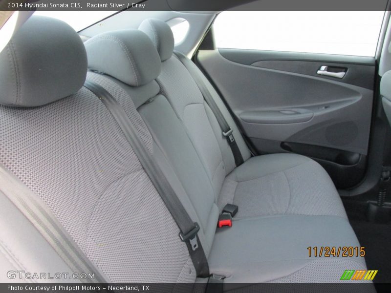 Radiant Silver / Gray 2014 Hyundai Sonata GLS