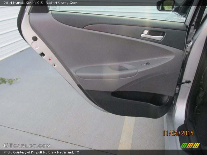 Radiant Silver / Gray 2014 Hyundai Sonata GLS