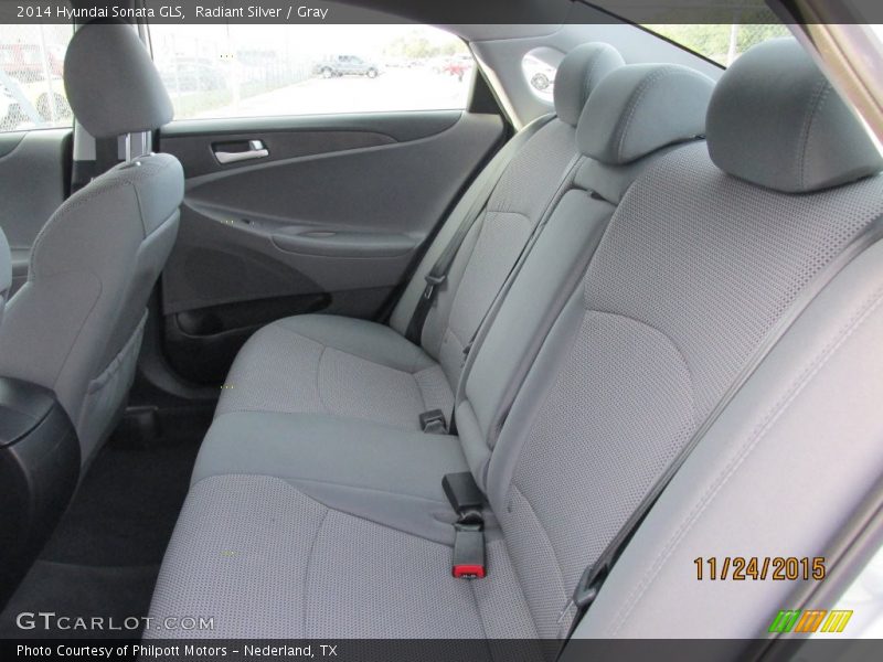 Radiant Silver / Gray 2014 Hyundai Sonata GLS