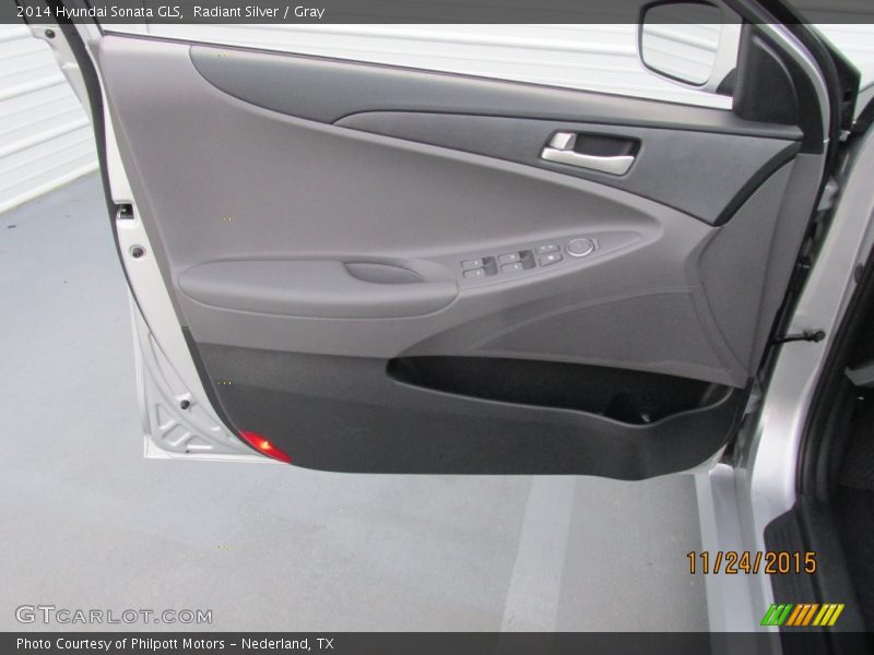 Radiant Silver / Gray 2014 Hyundai Sonata GLS