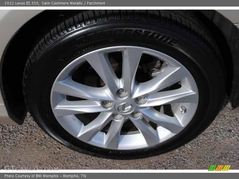 Satin Cashmere Metallic / Parchment 2012 Lexus ES 350