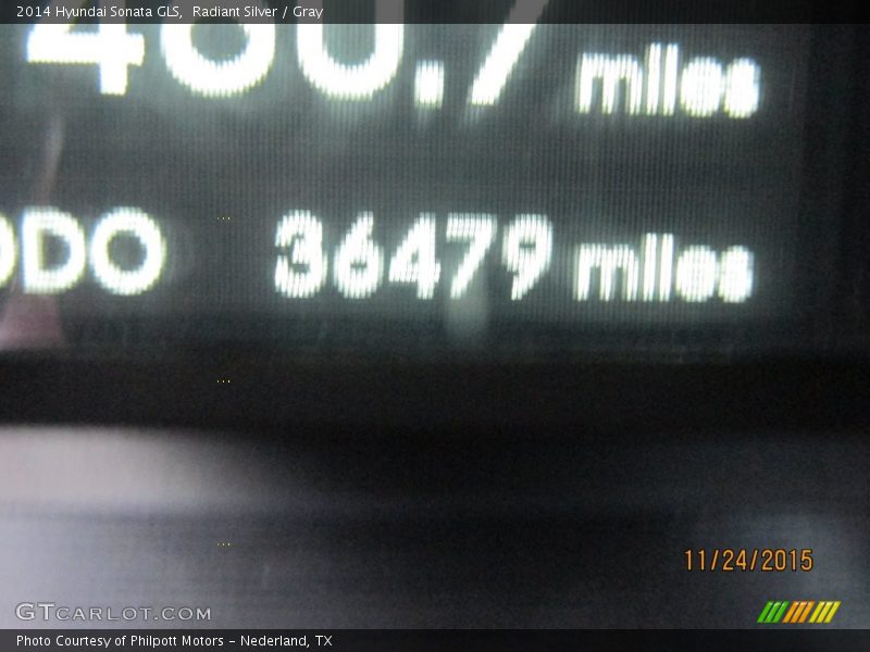 Radiant Silver / Gray 2014 Hyundai Sonata GLS